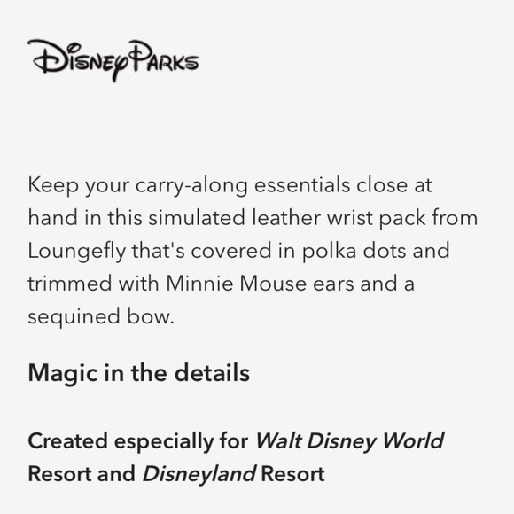 Minnie Mouse Wristlet Pack - Picture 6 of 8